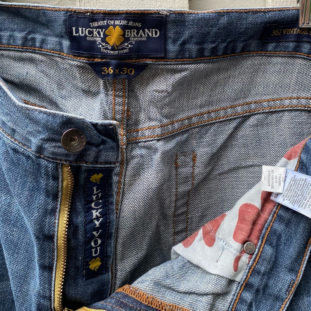 Lucky Brand Mens 361 Vintage Straight Jeans - Picture 3 of 6